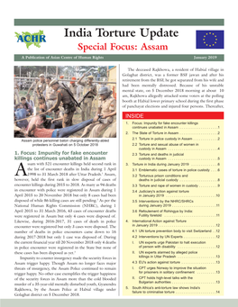Assam a Publication of Asian Centre of Human Rights January 2019