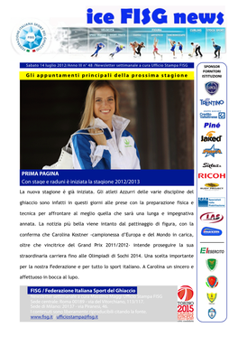 Newsletter Fisg 14-07-12