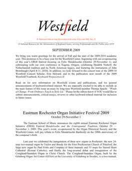 Westfield News Sept 09