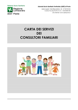 Carta Dei Servizi Dei Consultori Familiari Asst Pavia 2