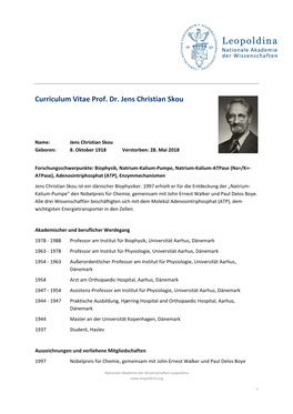 CV Jens Christian Skou