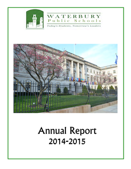 Waterbury Public Schools Annual Report 2014-2015