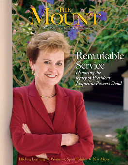 Remarkable Service Honoring the Legacy of President Jacqueline Powers Doud