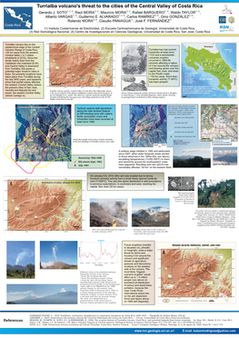 Turrialba Volcano's Threat to the Cities of the Central Valley of Costa Rica