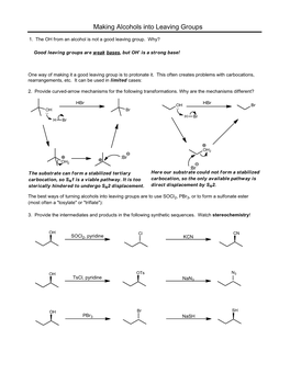 01 Making Alcohols Leave Ans.Cdx