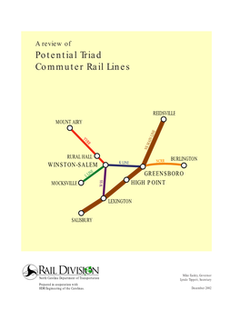 Potential Triad Commuter Rail Lines
