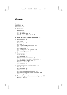 Table of Contents