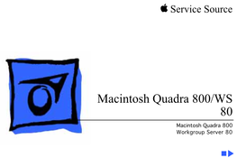 Macintosh Quadra 800/WS 80
