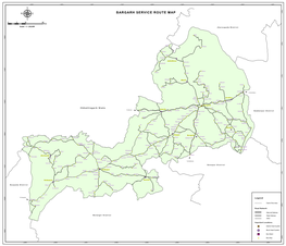 Bargarh Service Route Map ! !