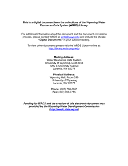 Afton Water Supply System Description