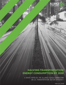 Halving Transportation Energy Consumption by 2050