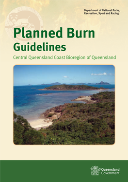 Central Queensland Coast Planned Burn Guideline