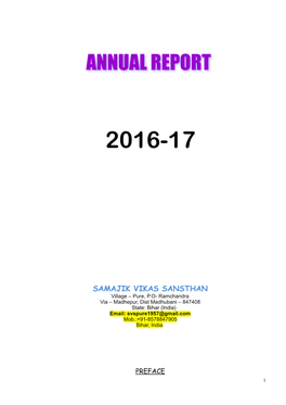 Annual Report 2016-17 2