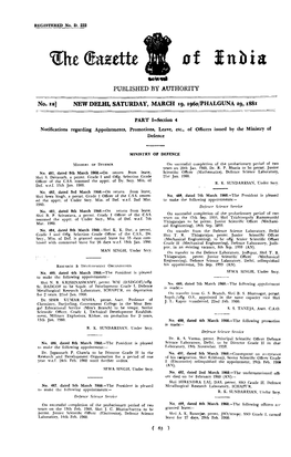 The Gazette of India