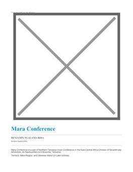 Mara Conference