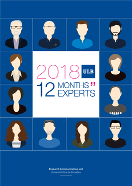 Research Communication Unit Université Libre De Bruxelles a Scientific Perspective for 12 Events in 2018
