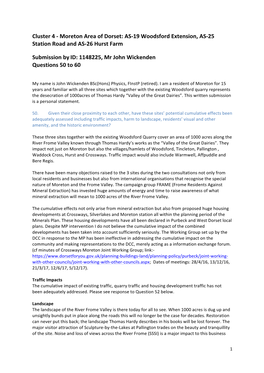 Cluster 4 - Moreton Area of Dorset: AS-19 Woodsford Extension, AS-25 Station Road and AS-26 Hurst Farm