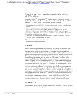Structure-Based Drug Repositioning Explains Ibrutinib As VEGFR2 Inhibitor