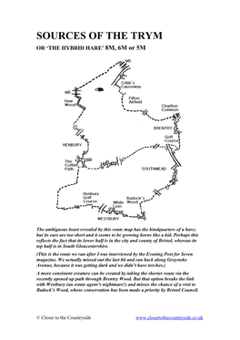 SOURCES of the TRYM OR ‘THE HYBRID HARE’ 8M, 6M Or 5M