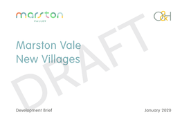 O&H's Draft Development Brief for Marston Valley Villages