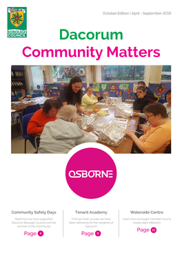 Dacorum Community Matters Autumn 2019