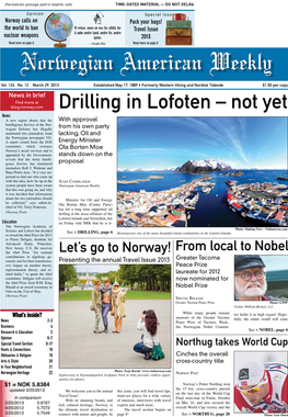 Drilling in Lofoten – Not