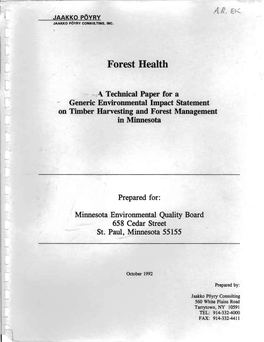 Forest Health