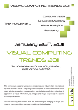 Visual Computing Trends 2011