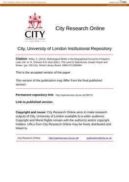 City Research Online