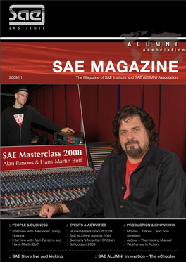 SAE MAGAZINE the Magazine of Institute and ALUMNI Association