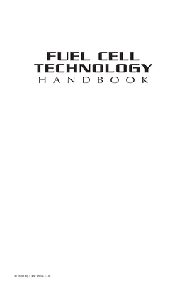 Fuel Cell Technology Handbook