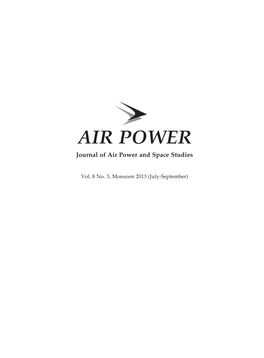 AIR POWER Journal of Air Power and Space Studies