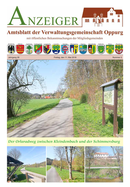 Der Orlaradweg Zwischen Kleindembach Und Der Schimmersburg Oppurg - 2 - Nr