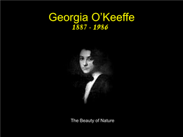 Georgia O'keeffe