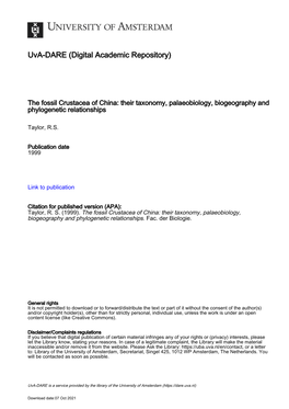 New Pygocephalomorph Crustaceans from the Permian of China and Their Phylogenetic Significance