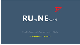 Šentjernej, 19. 6. 2018 RUNE – Rural Network Projekt