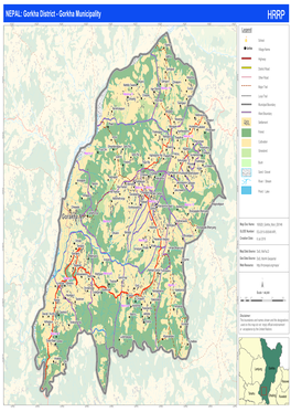 Gorkha District - Gorkha Municipality HRRP 84°32'E 84°33'E 84°34'E 84°35'E 84°36'E 84°37'E 84°38'E 84°39'E 84°40'E 84°41'E Legend