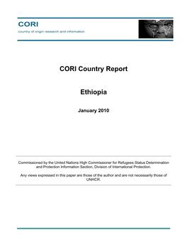 CORI Country Report Ethiopia