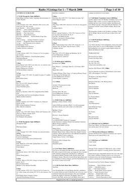 7 March 2008 Page 1 of 10 SATURDAY 01 MARCH 2008 Paul Dyer (Conductor) Company He Housed in Covent Garden