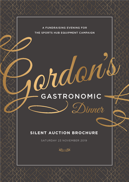 Silent Auction Brochure