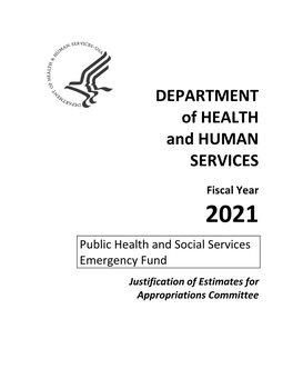 Public Health and Social Services Emergency Fund