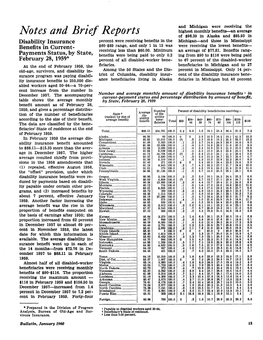 Payments Status, by State, February 28, 1959