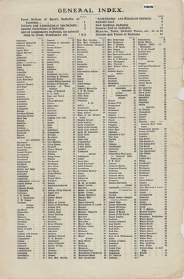 Barr Index Pages, 1909-1952