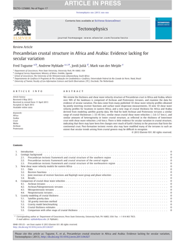 Precambrian Crustal Structure in Africa and Arabia: Evidence Lacking for Secular Variation