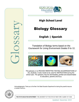 Biology Glossary