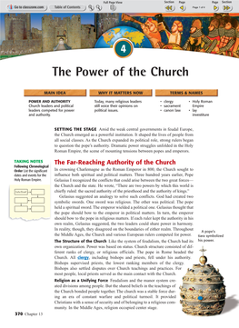 The Power of the Church