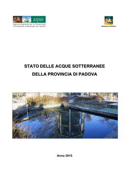 Stato Delle Acque Sotterranee Della Provincia Di Padova