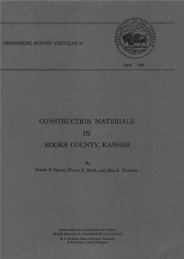 Construction Materials in Rooks County, Kansas