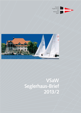 Vsaw Seglerhaus-Brief 2013/2