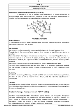 Notes-Cn-Unit-1